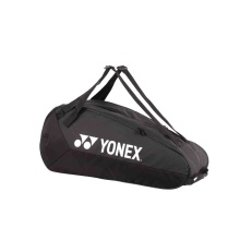 Yonex Racketbag Team Racquet (Schlägertasche, 2 Hauptfächer) 2025 schwarz 6er